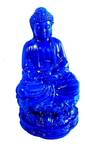 Buda Azul De La Medicina Con Stiker 