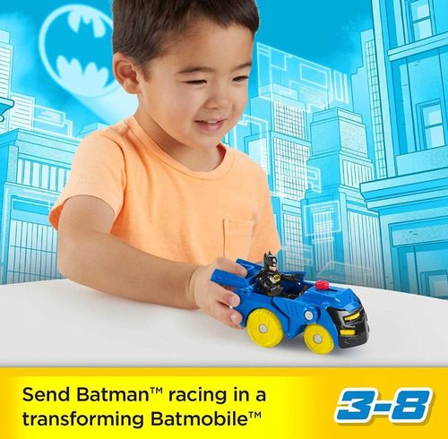 D C Super Friends Figura Batman Se Transforma En Batimóvil