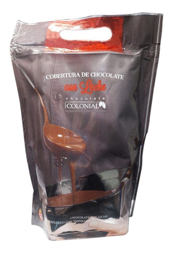 Cobertura De Chocolate Con Leche 1 Kg Colonial X2 Unidades