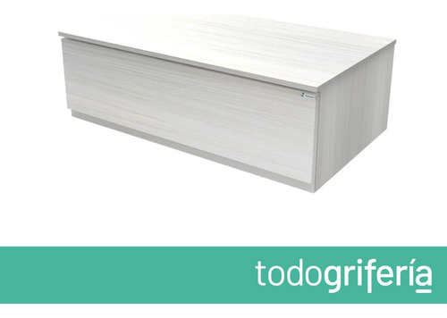 Vanitory Bajo Colgante Schneider Zetta 1 Cajón Ártico 80 Cm