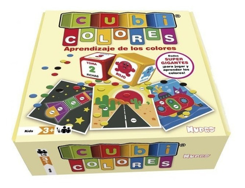 Cubicolores Juego Para Aprender Los Colores Nupro Mundomania