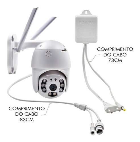 Imagen 9 de 9 de Cámara Domo Velocidad Ip Wifi Externa Icsee Ptz Full Hd 5 Mp