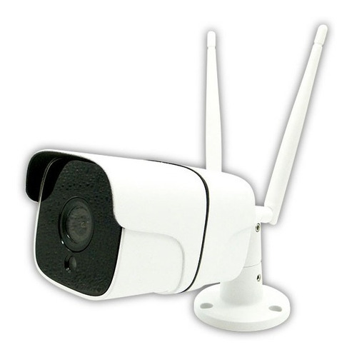 Camara De Seguridad Smart Bullet Wifi Full Hd Ip66 Exterior Color Blanco