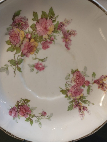 Imagen 8 de 9 de Antigua Taza De Té Con Plato Loza Inglesa Johnson Bros Migno