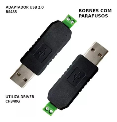 4 X Módulos Conversor De Usb Para Serial Rs485-2 Pinos