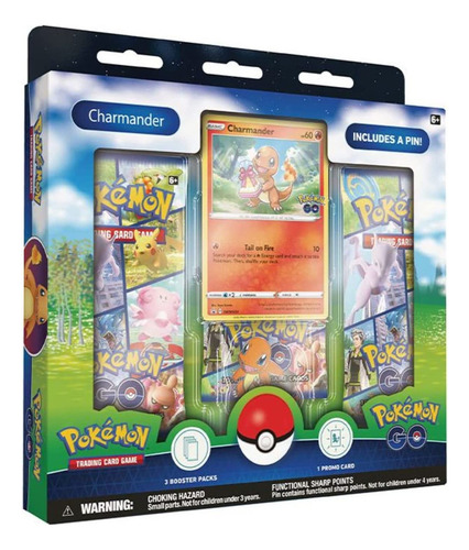 Pokemon Tcg: Colección Pokémon Go Pin - Charmander