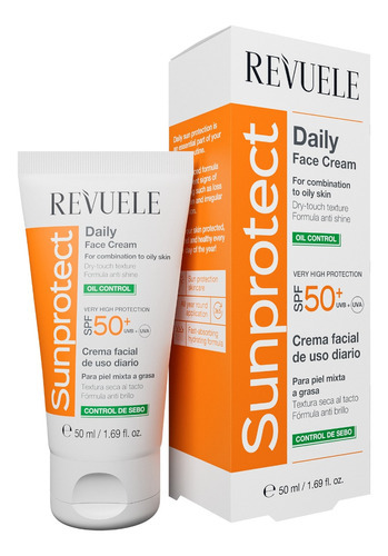 Revuele Sunprotect · Protector Solar Facial  50+ Piel Grasa