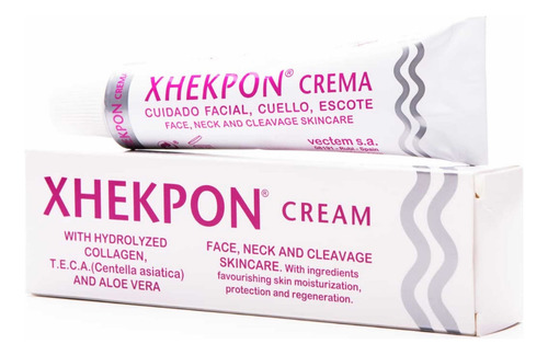 Crema Hidratante Con Colageno Cara Cuello Y Escote | Xhekpon Todo Tipo De Piel Día/noche