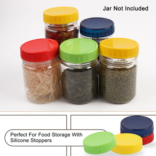Tapa Para Tarro Mason Jar De Boca Regular 74mm Dia 24pzs