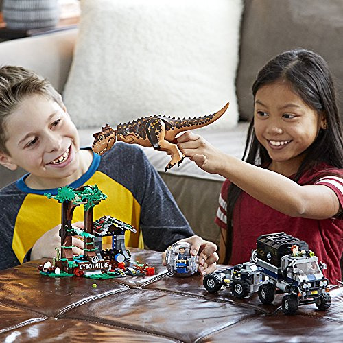 Juguete Lego Jurassic World Carnotaurus Gyrosphere Escape 75