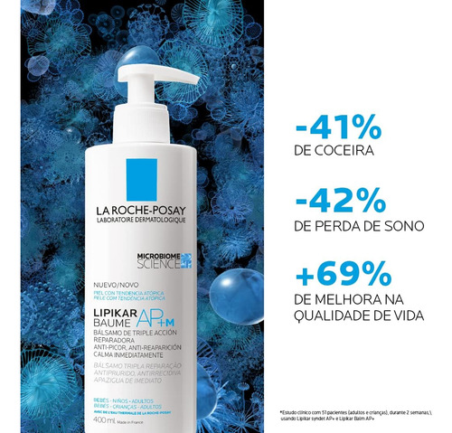 Creme Hidratante Corporal Lipikar Baume Ap+m 400ml Sem Fragrância