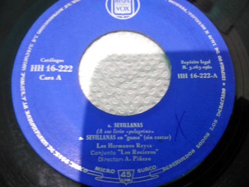 Lp Compacto Los Hermanos Reyes Y El Conjunto Los Rocieros (Usado)