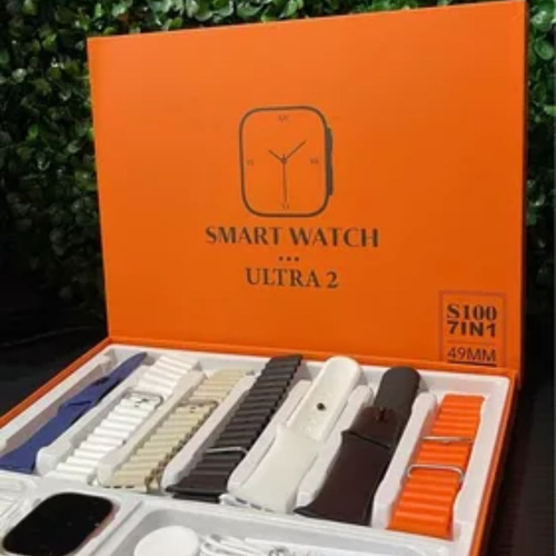 Smartwatch Ultra 9: 7 Pulseiras E Comando De Voz