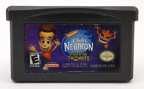 Jimmy Neutron Boy Genius Attack Of Twonkies Gba* R G Gallery (Usado)