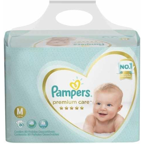 Pampers Premium Care Bag M (6 A 10 Kg) - X80