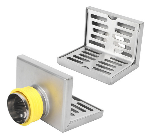 Dreno De Piso De Canto L Forma De Aço Inoxidável Resistente