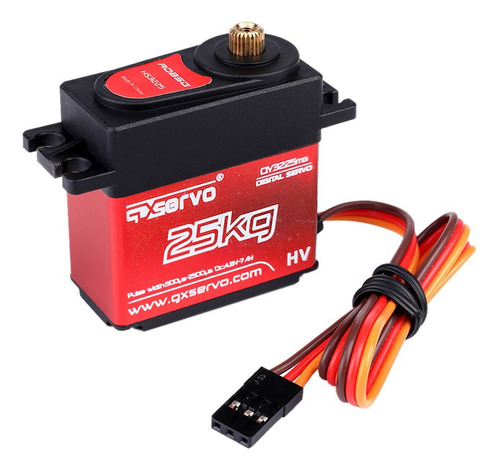 O Hs3225 Servo Rc Digital De 180 Grados, 25 Kg De Torsión, M