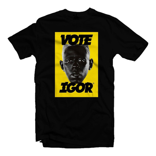 Playera Negra Vote Igor - Tyler The Creator