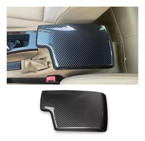 P Caja Reposabrazos Fibra Abs Carbono Para Bmw Serie 3