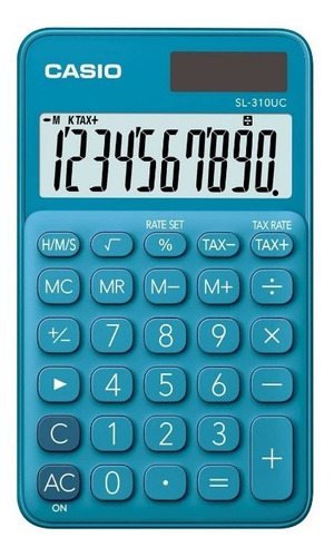 Calculadora Casio Sl-310uc - Azul