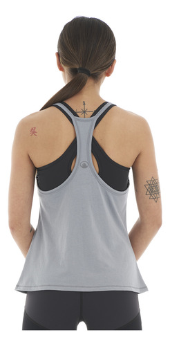 Polera Mujer Lippi Summer Uv-stop Tank Celeste