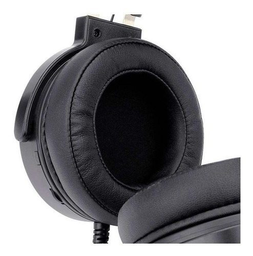 Imagen 4 de 8 de Auriculares gamer Redragon Chroma Lamia 2 black con luz rgb LED