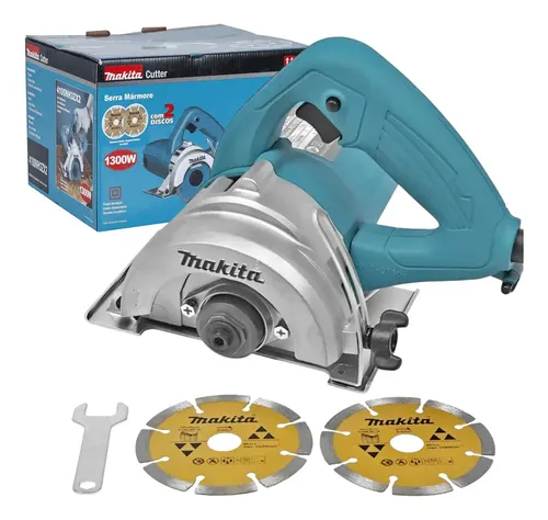 Serra Mármore 110mm 1300w Com 2 Discos 4100nh3zx2 Makita | Frete