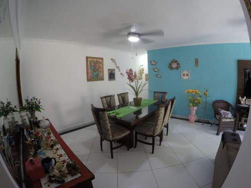 Imagem 3 de 25 de Apartamento Mobiliado Prédio Frente Ao Mar, 3 Dormitorios -guilhermina Na Praia Grande. - Ap2633