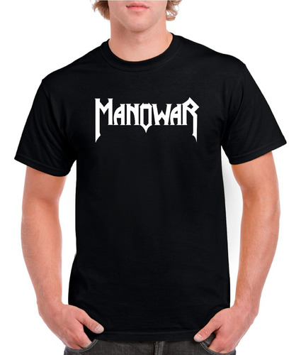 Polera Hombre Estampado Manowar