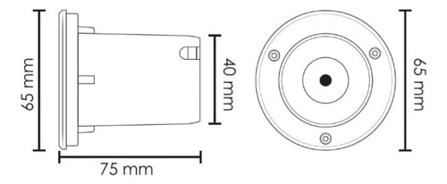 3 Luminarias Empotrable De Piso Led 1w=10watts Rgbmulticolor