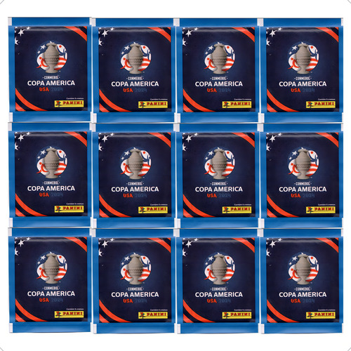 Figuritas Conmebol Copa América 2024 Panini Pack X 25 Sobres Copa América Figuritas