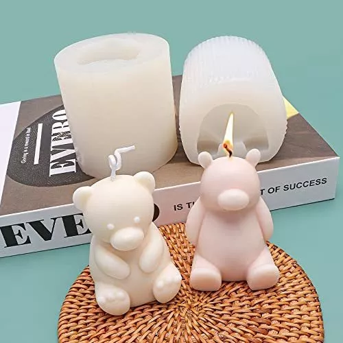 Moldes Para Velas Moldes para velas de silicona - 3D Lovers Embrace Molde  para velas Molde para jabón corporal (03) Likrtyny Libre de BPA