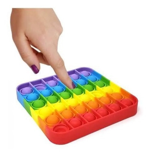 Imagem 6 de 8 de Pop It Fidget Brinquedo Anti Stress Sensorial Toy Bubble Top