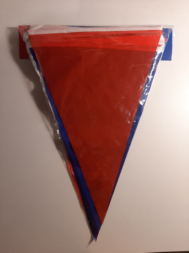 Imagen 6 de 8 de Banderines Guirnaldas Tricolor Fiestas Patrias Chilenas