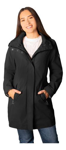 Chamarra Mujer Con Capucha Gabardina Softshell Greenlander
