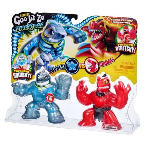 Figuras De Acción Of Goo Jit Zu Verapz Vs Thrash Dino Xray