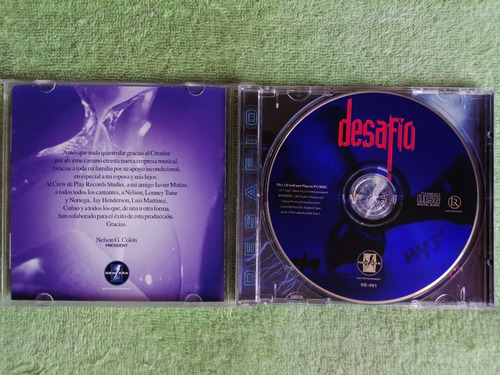 Eam Cd Luny Tunes Desafio 2003 Don Omar Tego Wisin & Yandel (Usado)
