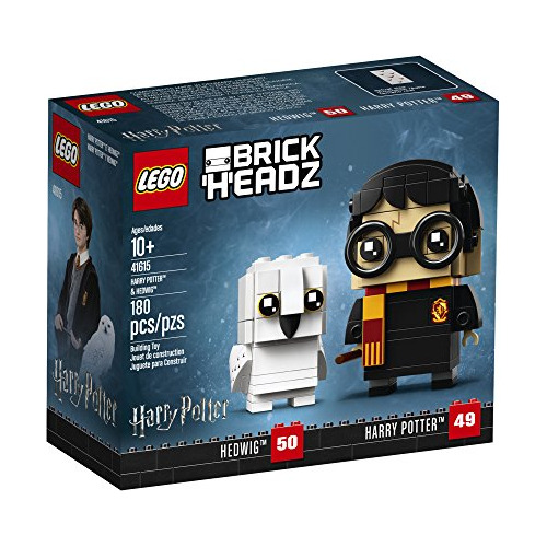 Lego Brickheadz 180 Peças, Harry Potter E Hedwig, Edifício K