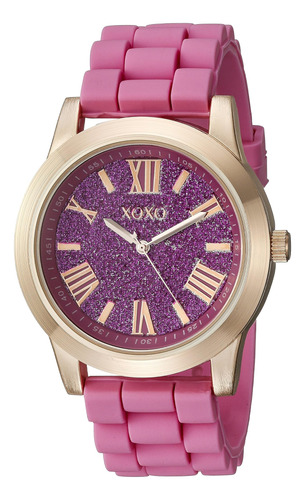 Xoxo Reloj Rosa Y Dorado Rosa Para Mujer Xo8086