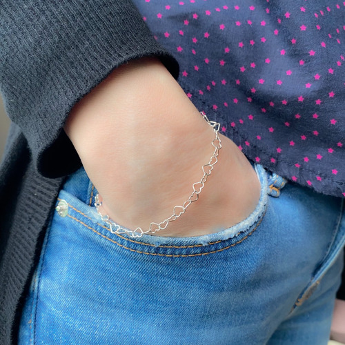 Pulsera De Plata 925 Para Mujer (arg60036)