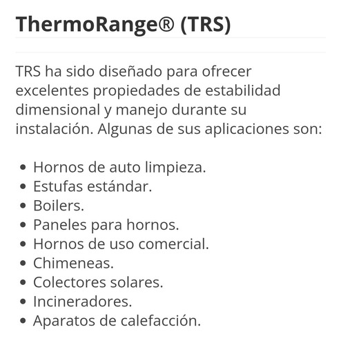 Aislamiento Tér Para Hornos Y Estufas 2pul.x7.5mts.x61cm