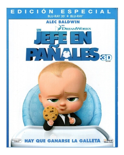 Un Jefe En Pañales The Boss Baby Pelicula En Blu-ray 3d