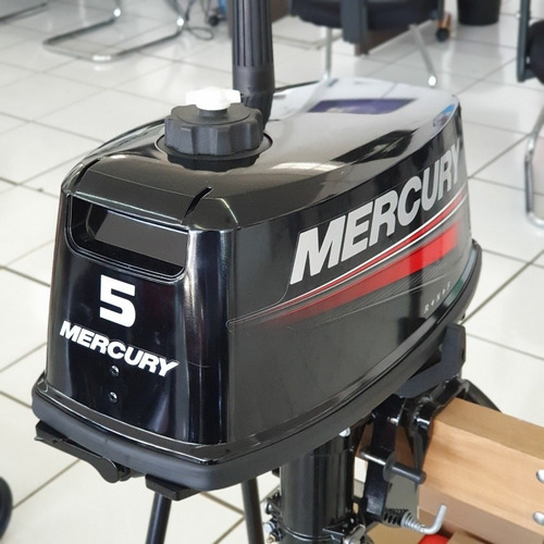 Motor Popa Mercury 5 Hp 2 Tempos Carburado 0km Na Caixa