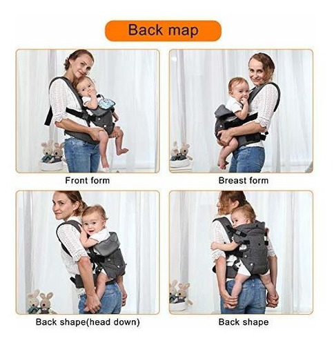 Portabebés Convertible Para Bebés - Ergonómico,