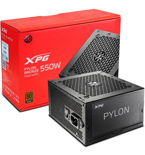 Fuente Xpg 550w 80 + Bronce Pylon550b-bkcus / 75260120