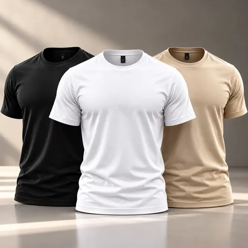 Kit 3 Camisetas Básicas 100% Algodão Masculina Premium Daily