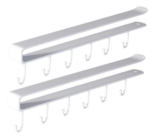 2pcs Soporte Para La Taza Debajo De Gabinete Ganchos De