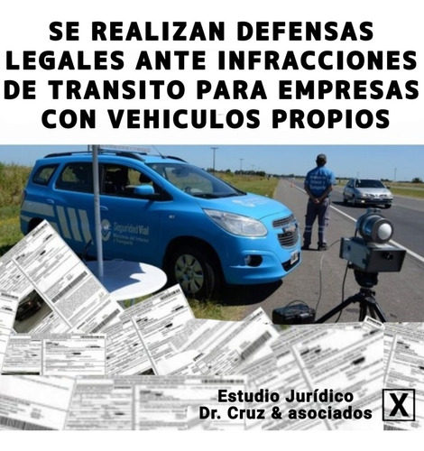 Imagen 2 de 6 de Abog Defens C/multa Empresa D Viaje Micro Camión Combi Remis