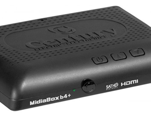 Imagem 2 de 6 de Receptor Midia Box B4+ C/ Conversor Digital Century Sat Hdtv