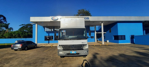  Mb Atego 1418 4x2, Ano 2011/11 Com Baú  Alumínio De 8,50